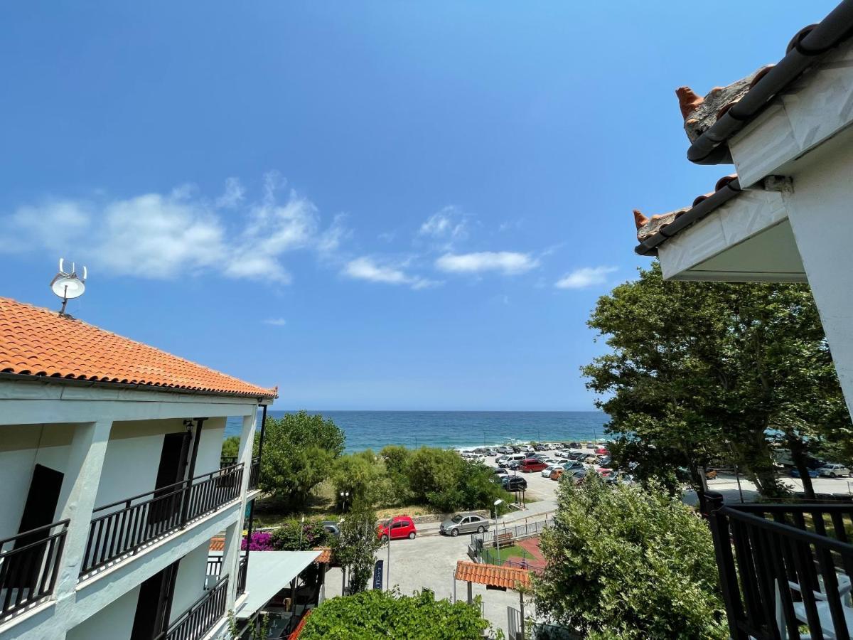 Zefiros Hotel Agios Ioannis  ภายนอก รูปภาพ