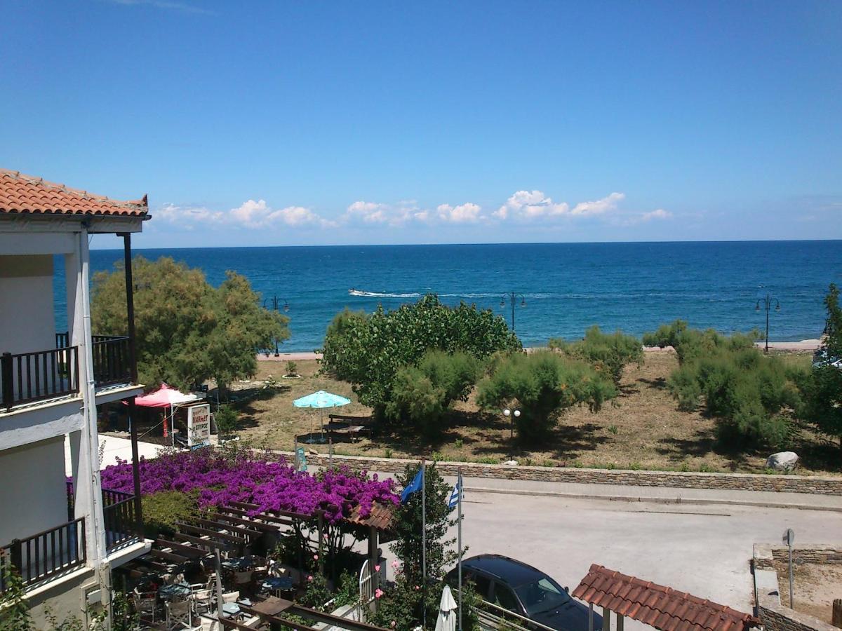 Zefiros Hotel Agios Ioannis  ภายนอก รูปภาพ